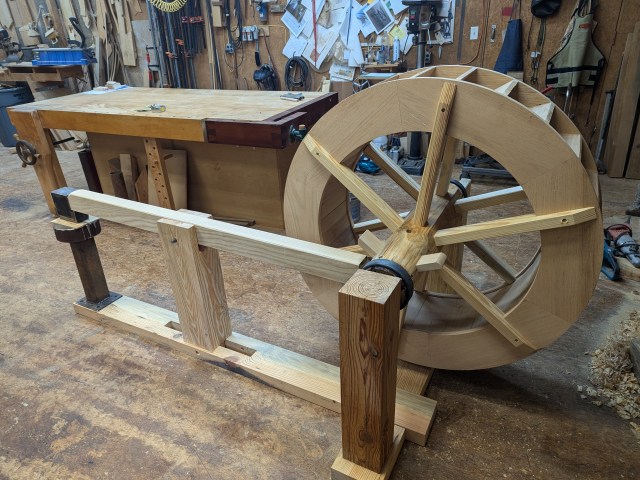 Half-Scale Model of Water-Powered Tilt Hammer